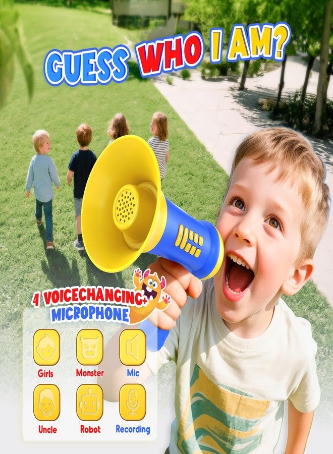 Windidi Rechargeable Voice Changer for Kid, Mini Megaphone,Toys for 3,4,5,7,8,9 Years Old Boy Girl Birthday Gifts, Microphone for Kids,Outdoor Games for Kids with Funny Sound Effects, Recording, Echo Function - Image 3